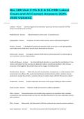 Bio 189 Unit 2 Ch 5-9 & 11-CSN Latest Exam and All Correct Answers 2025-2026 Updated&period;