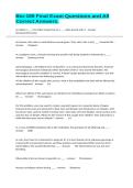 Bio-189 Final Exam Questions and All Correct Answers&period;