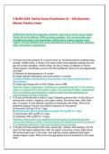 NURS 5434 Family Nurse Practitioner FNP III 250-Question Master Practice Exam