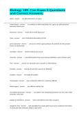 Biology 189- Csn Exam 5 Questions and Correct Answers&period;