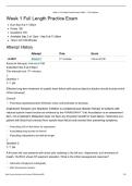 NR 667 FNP CAPSTONE WEEK 1 FULL LENGTH PRACTICE EXAM &vert; QUESTIONS AND ANSWERS &vert; 2026 UPDATE &vert; WITH COMPLETE SOLUTIONS&period;