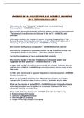 PODMED EXAM 1 QUESTIONS AND CORRECT ANSWERS 100&percnt; VERIFIED 2026-2027&excl;&excl;