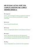 MIE 201 EXAM 3 ACTUAL SCRIPT 2026&NewLine;COMPLETE QUESTIONS AND CORRECT&NewLine;ANSWERS GRADED A&plus;