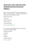 MIE 201 EXAM 3 STUDY GUIDE 2026 TESTED&NewLine;QUESTIONS AND PRACTICE SOLUTION&NewLine;GRADED A&plus;