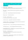 Bio 189 Midterm Study Guide Exam with Actual Detailed Answers 2026 Updated&period;