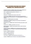 NU673 MIDTERM QUESTIONS AND CORRECT ANSWERS 100&percnt; VERIFIED 2026-2027&excl;&excl;
