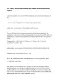ISDS Exam 2 &ndash; practice exam questions with answers and structured revision material
