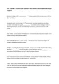 ISDS Exam &num;1 &ndash; practice exam questions with answers and foundational revision material