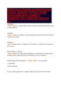 D202 Human Growth and Development&NewLine;LATEST 2026&sol;2027 ACTUAL EXAM&NewLine;QUESTIONS WITH CORRECT&NewLine;ANSWERS 100&percnt; VERIFIED GRADED&NewLine;A&plus;