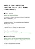 MMBIO 221 EXAM 3 CERTIFICATION&NewLine;EVALUATION 2026 FULL QUESTIONS AND&NewLine;CORRECT ANSWERS&NewLine;