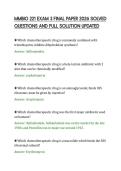 MMBIO 221 EXAM 3 FINAL PAPER 2026 SOLVED&NewLine;QUESTIONS AND FULL SOLUTION UPDATED