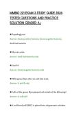 MMBIO 221 EXAM 3 STUDY GUIDE 2026&NewLine;TESTED QUESTIONS AND PRACTICE&NewLine;SOLUTION GRADED A&plus;