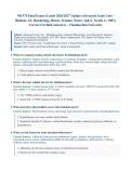 NR574&sol; NR 574 Final Exam &lpar;Latest 2026&sol;2027 Update&rpar; &vert; Complete Exam Questions with Verified Answers and Detailed Rationales &vert; Rhabdomyolysis&comma; GI Disorders&comma; Hematology&comma; Burns &vert; A&plus; Graded &vert; Chamberlain University&NewLine;&NewLine;