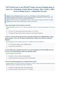 NR574&sol; NR 574 Final Exam &lpar;Latest 2026&sol;2027 Update&rpar; &vert; Complete Exam Questions with Verified Answers and Detailed Rationales &vert; Advanced Pathophysiology & Acute Care - Hematology &vert; A&plus; Graded &vert; Chamberlain University&NewLine;&NewLine;
