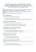 NR574&sol; NR 574 CEA Midterm Exam &lpar;Latest 2026&sol;2027 Update&rpar; &vert; Complete Exam Questions with Verified Answers and Detailed Rationales &vert; Cardiac & Arrhythmias - STEMI&comma; NSTEMI &vert; A&plus; Graded &vert; Chamberlain University&NewLine;&NewLine;