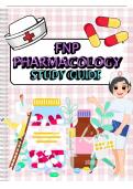 NUR 615 FNP Pharmacology Study Guide&colon; Core Principles & Clinical Applications &vert; 2026 Update with complete solutions&period;