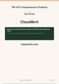 RN VATI Comprehensive Predictor Exam ATI Exam Questions and Correct Verified Answers 2026&period;Ultimate Guide&period; NCLEX style questions and answers&period; A&plus; GRADE ASSURED 