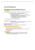 NUR 615 FNP Pharmacology  Bundle with complete solutions&period;