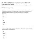 ISDS 402 Exam I &lpar;All Quizzes&rpar; &ndash; comprehensive quiz compilation with answers and revision material