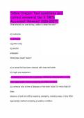 Tattoo Oregon Test questions and correct answers&vert; Get it 100&percnt; Accurate&excl;&excl; Newest&excl; 2026-2027&excl;&excl;