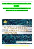 Testbank for Edmunds' Pharmacology for the Primary Care Provider 5th Edition &vert; Latest Update 2026 &vert; Practice Questions & Answers &vert; Exam Prep &vert; Constance G&period; Visovsky&comma; Cheryl H&period; Zambroski & Rebecca M&period; Lutz &vert; A&plus; Proven