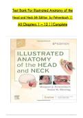 Testbank for Illustrated Anatomy of the Head and Neck 6th Edition &vert; Latest Update 2026 &vert; Practice Questions & Answers &vert; Exam Prep &vert; Margaret J&period; Fehrenbach & Susan W&period; Herring &vert; A&plus; Proven