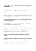 ISDS 1100 Exam 1&colon; Module 1 &ndash; practice questions with answers and foundational revision material