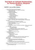 Test Bank Intimate Relationships 3rd Edition Thomas Bradbury Benjamin Karney ISBN 9781324063363 Complete Chapters Questions and Verified Answers A&plus;&NewLine;
