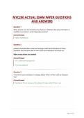 MYC200 ACTUAL EXAM PAPER QUESTIONS AND ANSWERS&NewLine;