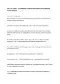 ISDS 3115 Exam 1 &ndash; practice exam questions with answers and foundational revision material