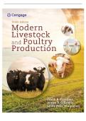 Modern Livestock & Poultry Production 10th Edition Flanders TESTBANK PDF