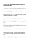 ISDS 351 Final Exam &ndash; comprehensive practice questions with answers and cumulative revision material