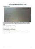RN ATI Adult Medical Surgical Exam