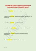 FI306 FINAL EXAM 2026&vert;2027 Advanced Practice Questions and &NewLine;Answers with Complete A&plus; Solutions 100&percnt; Correct &excl;&excl; 
