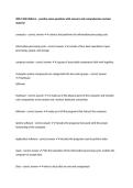 ISDS 1100 Midterm &ndash; practice exam questions with answers and comprehensive revision material