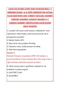 AACN CSC EXAM 2026 &ndash; 200 REAL QUESTIONS & VERIFIED ANSWERS &vert; CARDIAC SURGERY CERTIFICATION COMPLETE TEST BANK &lpar;GRADED A&plus;&rpar;&NewLine;&NewLine;