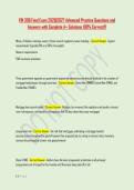 FIN 306 Final Exam 2026&vert;2027 Advanced Practice Questions and &NewLine;Answers with Complete A&plus; Solutions 100&percnt; Correct&excl;&excl;&excl; 