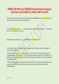 FINANCE 306 FINAL Exam 2026&vert;2027 Advanced Practice Questions &NewLine;and Answers with Complete A&plus; Solutions 100&percnt; Correct&excl;&excl;&excl; 