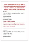ILE CGSC X100 FINAL EXAM 2026 &ndash; 400 REAL QUESTIONS & CORRECT ANSWERS &vert; ARMY COMMAND & GENERAL STAFF OFFICER COURSE TEST BANK&NewLine;&NewLine;