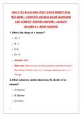NAS 2 TCC FINAL EXAM 2026 &ndash; 200&plus; REAL QUESTIONS & CORRECT ANSWERS &vert; GENERAL CHEMISTRY TEST BANK&NewLine;&NewLine;