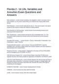 Florida 2 - 14 Life&comma; Variables and Annuities Exam Questions and Answers