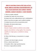 NIMS ICS 400 FINAL EXAM 2026 &ndash; 200&plus; REAL QUESTIONS & CORRECT ANSWERS &vert; ADVANCED INCIDENT COMMAND SYSTEM TEST BANK&NewLine;&NewLine;