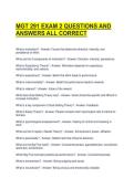 MGT 291 EXAM 2 QUESTIONS AND ANSWERS ALL CORRECT