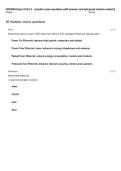 ISM3004 Exam 3 Part 2 &ndash; practice exam questions with answers and advanced revision material