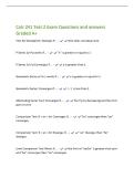 Calc 241 Test 2 Exam Questions and answers&NewLine;Graded A&plus;