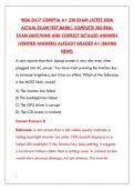 WGU D317 COMPTIA A&plus; 220 EXAM 2026 &ndash; 300&plus; REAL QUESTIONS & CORRECT ANSWERS &vert; IT CERTIFICATION TEST BANK&NewLine;&NewLine;