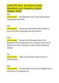 CompTIA Sec&plus; Acronyms Exam Questions and Answers &lpar;Latest Update 2026&rpar;&period;docx&NewLine;&NewLine;