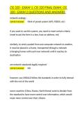 CIS 320 - EXAM 1&comma; CIS 320 FINAL EXAM&comma; CIS 320 - EXAM 2 QUESTIONS AND ANSWERS&period;docx&NewLine;&NewLine;