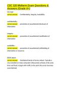 CSC 320 Midterm Exam Questions & Answers &lpar;Grade A&plus;&rpar;&period;docx&NewLine;&NewLine;