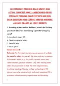 ARC BLS EXAM NEWEST 2026&colon; 200 REAL TEST BANK QUESTIONS & VERIFIED ANSWERS &vert; PASS YOUR AMERICAN RED CROSS BASIC LIFE SUPPORT SPECIALIST TRAINING FIRST TRY&NewLine;&NewLine;